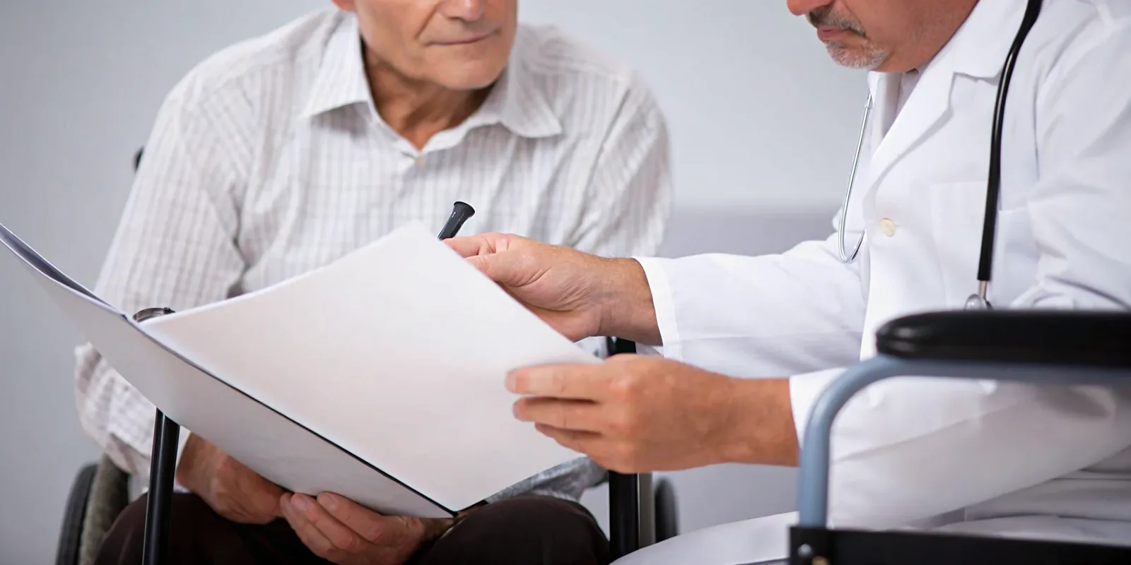 Veteran learning how to get a nexus letter for VA claim evidence