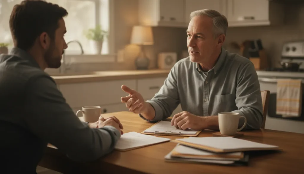 Veteran mentor coaching a veteran through a PTSD VA claim